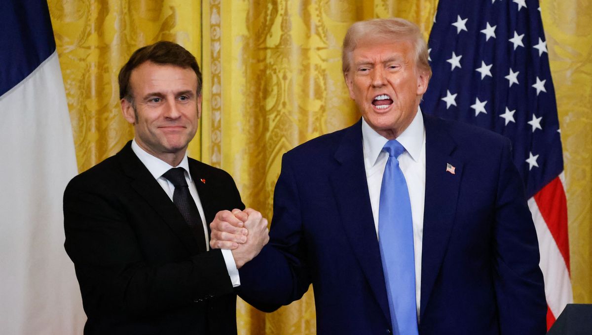 Trump dévoile un SMS de Macron : Réactions au sein de l'entourage présidentiel !