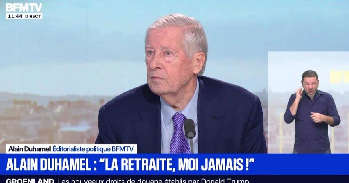 Alain Duhamel, à 85 ans, exprime son désir de quitter la vie sereinement