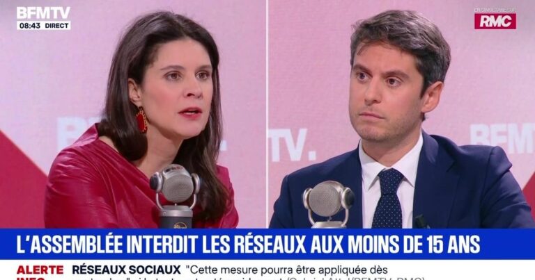Apolline de Malherbe remet en question l'attitude mesquine de Gabriel Attal en direct.